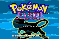 Pokemon Glazed (beta 7: final) Title Screen